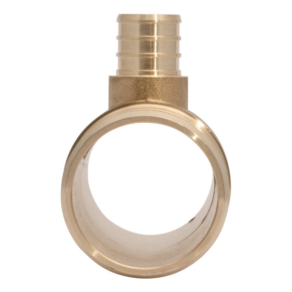 SharkBite UC08545422 2 in. x 2 in. x 3/4 in. Brass Barb Reducing Tee Lead Free - 3