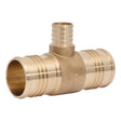 SharkBite UC08545428 2 in. x 2 in. x 1 in. Brass PEX Barb Reducing Tee