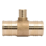 SharkBite UC08545428 2 in. x 2 in. x 1 in. Brass PEX Barb Reducing Tee - 2