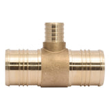 SharkBite UC08545428 2 in. x 2 in. x 1 in. Brass PEX Barb Reducing Tee - 2