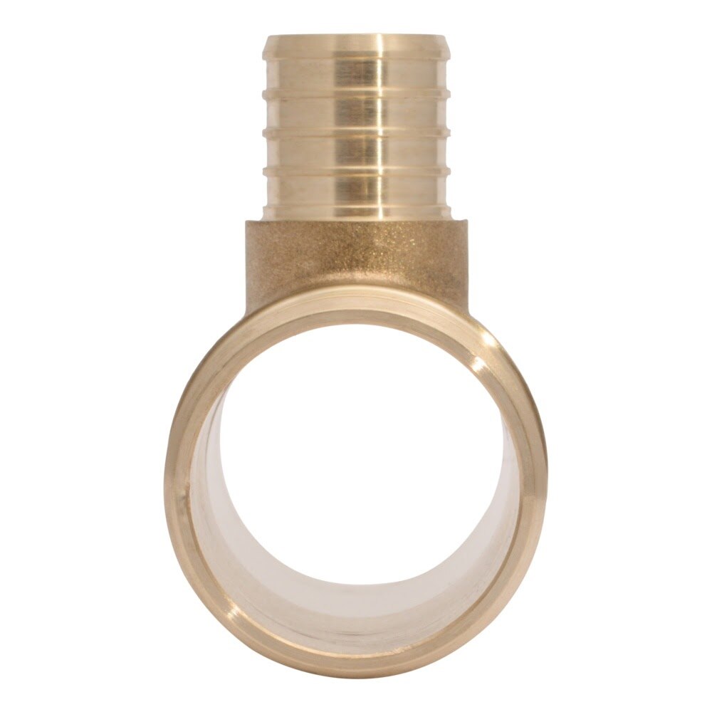 SharkBite UC08545428 2 in. x 2 in. x 1 in. Brass PEX Barb Reducing Tee - 3