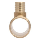 SharkBite UC08545428 2 in. x 2 in. x 1 in. Brass PEX Barb Reducing Tee - 3