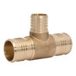 SharkBite UC08545441 2 in. x 2 in. x 1-1/2 in. Brass PEX Barb Reducing Tee