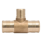 SharkBite UC08545441 2 in. x 2 in. x 1-1/2 in. Brass PEX Barb Reducing Tee - 2