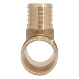 SharkBite UC08545441 2 in. x 2 in. x 1-1/2 in. Brass PEX Barb Reducing Tee - 3