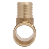 SharkBite UC08545441 2 in. x 2 in. x 1-1/2 in. Brass PEX Barb Reducing Tee - 3
