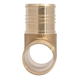 SharkBite UC0854 2 in x 2 in x 2 in Brass Barb Tee for PEX and PE RT Pipe - 3