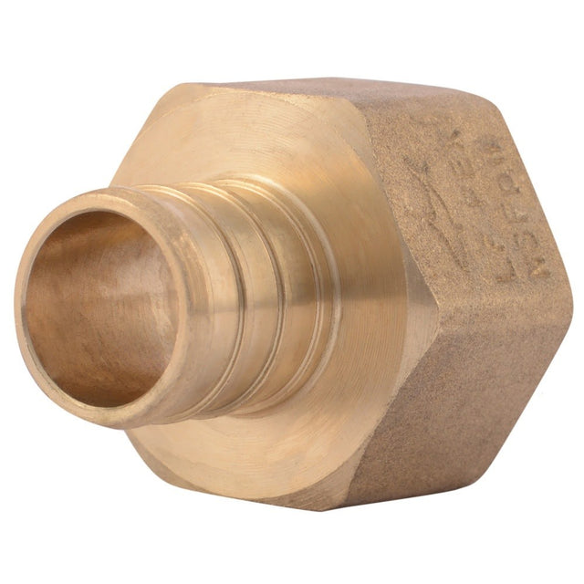 SharkBite UC088LF 3/4 in. x 3/4 in. Brass PEX Barb x FNPT Female Adapter