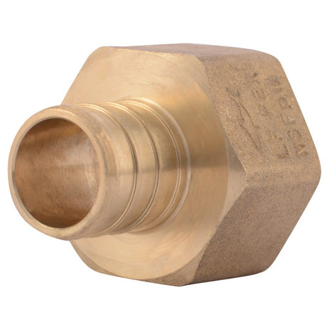 SharkBite UC088LF 3/4 in. x 3/4 in. Brass PEX Barb x FNPT Female Adapter