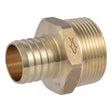 SharkBite UC113532M 1-1/4 in. x 1-1/4 in. Brass Barb Adapter for PEX to Male NPT