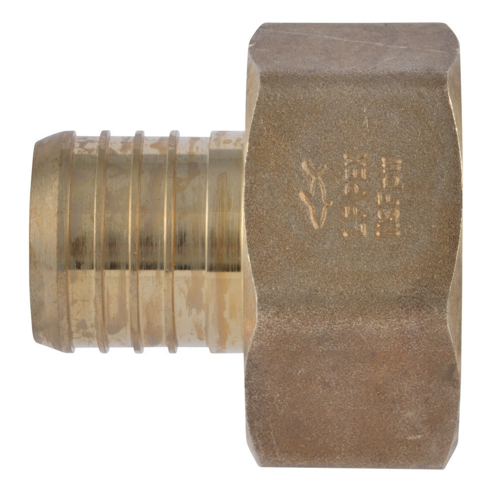 SharkBite UC114140F 1-1/2 in. x 1-1/2 in. Brass Barb Adapter with Female NPT for PEX - 2