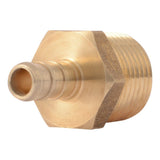SharkBite UC118LF 3/8 in. x 1/2 in. Brass Barb Adapter Male NPT