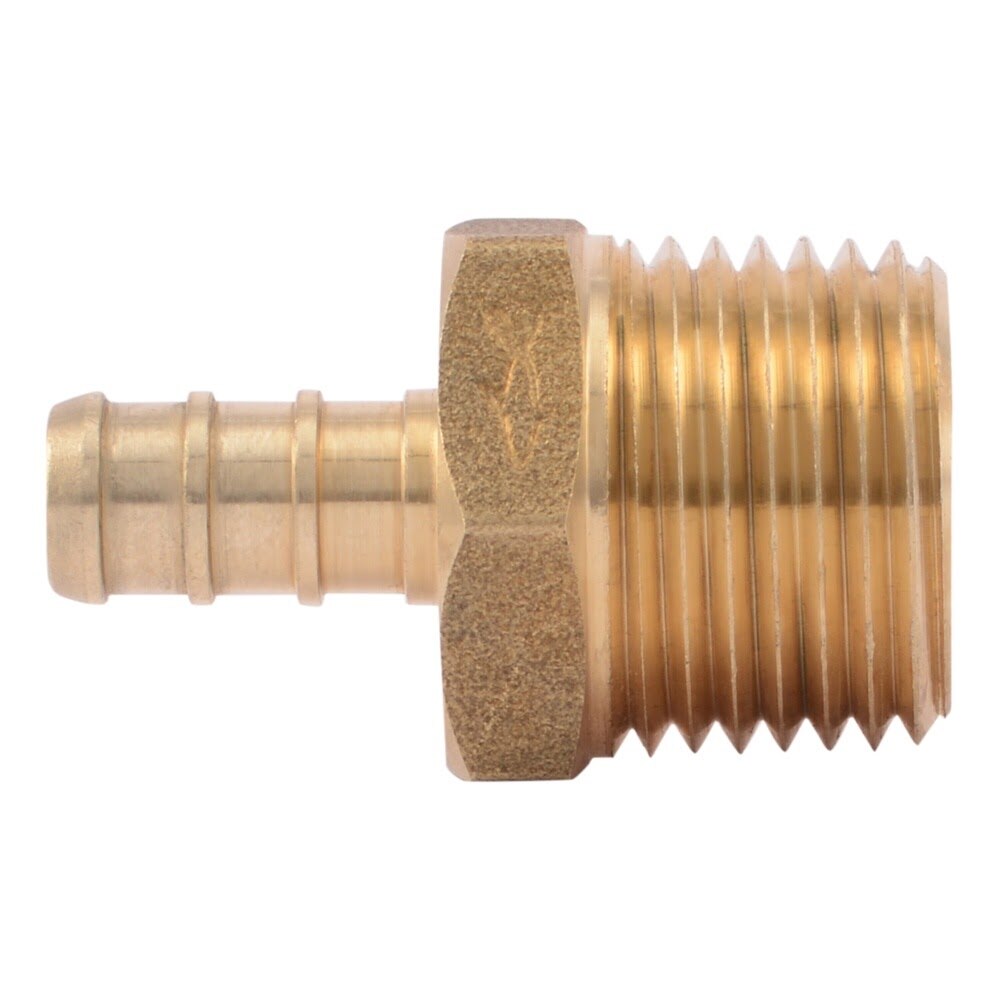 SharkBite UC118LF 3/8 in. x 1/2 in. Brass Barb Adapter Male NPT - 2
