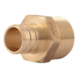 SharkBite UC134LF 3/4 in. x 3/4 in. Brass PEX Barb Adapter with Male NPT Threads