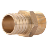SharkBite UC142LF 1 in. x 3/4 in. Lead Free Brass Barb Adapter with Male NPT Threads