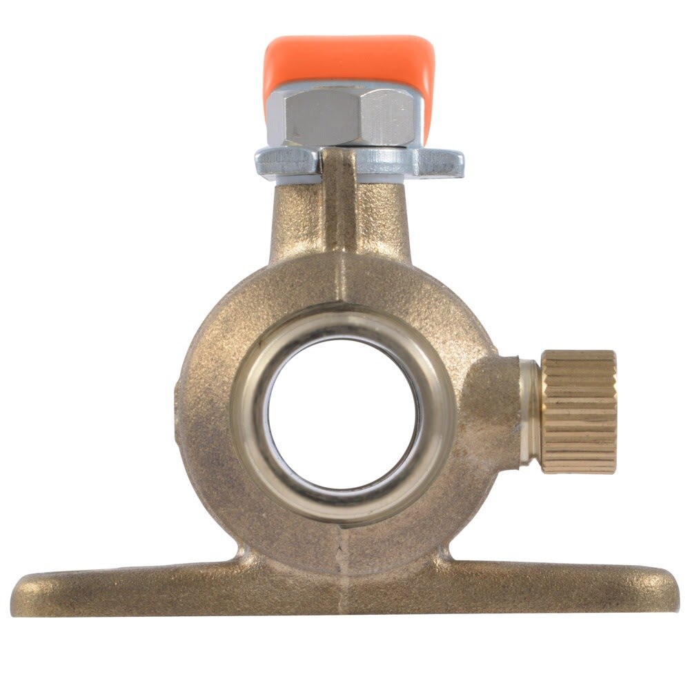 SharkBite UC24616 3/4 in x 3/4 in Quarter-Turn Brass Ball Valve with Drain and Mounting Bracket - 3