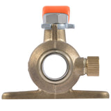 SharkBite UC24616 3/4 in x 3/4 in Quarter-Turn Brass Ball Valve with Drain and Mounting Bracket - 3
