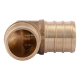 SharkBite UC256LF 3/4 in. x 3/4 in. Brass PEX Barb 90 Degree Elbow Fitting - 3