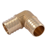 SharkBite UC260LF 1 in. x 1 in. Lead Free Brass Barb Elbow for PEX and PE-RT Pipe