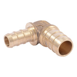 SharkBite UC272LF Lead Free Brass Barb Reducing 90 Degree Elbow 1/2 in. x 3/8 in. for PEX