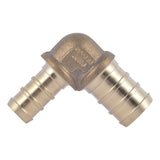 SharkBite UC272LF Lead Free Brass Barb Reducing 90 Degree Elbow 1/2 in. x 3/8 in. for PEX - 2