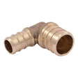SharkBite UC274LF 1/2 in x 3/4 in Lead Free Brass Barb Reducing Elbow for PEX Pipe