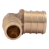 SharkBite UC274LF 1/2 in x 3/4 in Lead Free Brass Barb Reducing Elbow for PEX Pipe - 2