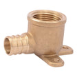 SharkBite UC340LF 3/4 in. x 3/4 in. FNPT Brass Barb Drop Ear Elbow for PEX and PE-RT Pipe