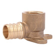 SharkBite UC342LF 3/4 in. x 1/2 in. FNPT Lead Free Brass Barb Drop Ear Elbow for PEX Plumbing