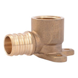 SharkBite UC342LF 3/4 in. x 1/2 in. FNPT Lead Free Brass Barb Drop Ear Elbow for PEX Plumbing