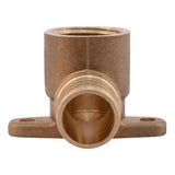 SharkBite UC342LF 3/4 in. x 1/2 in. FNPT Lead Free Brass Barb Drop Ear Elbow for PEX Plumbing - 3