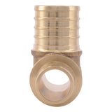 SharkBite UC413LF 3/4 in. x 3/4 in. x 1 in. Lead Free Brass Barb Bull Nose Tee for PEX Pipe - 3