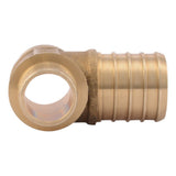 SharkBite UC418LF 1 in. x 3/4 in. x 1 in. Brass Crimp Reducing Tee Lead Free - 3