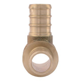 SharkBite UC454LF 3/4 in x 1/2 in x 1/2 in Brass Barb Reducing Tee for PEX and PE-RT Pipe - 2