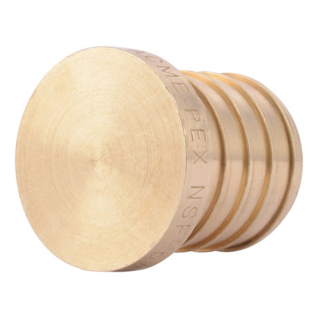 SharkBite UC520LF 1 in. Lead Free Brass Barb Plug for PEX and PE-RT Pipe