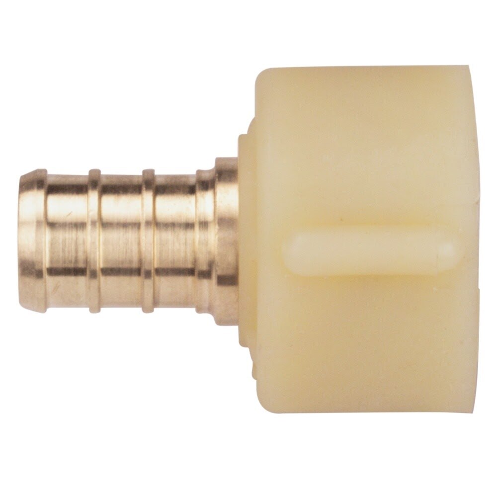 SharkBite UC528LF 1/2 in x 7/8 in Brass Barb Straight Swivel Toilet Connector for PEX - 2