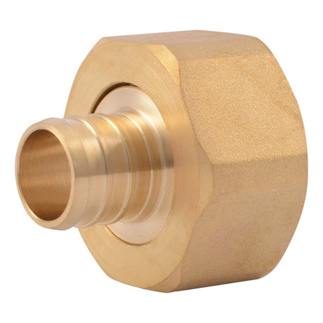 SharkBite UC529LF 3/4 in x 1 in NPSM Lead Free Brass Barb Swivel Adapter