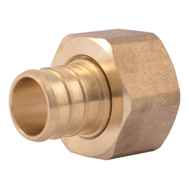 SharkBite UC530LF 3/4 in. x 3/4 in. Lead Free Brass Barb Swivel Adapter with Female NPSM Thread