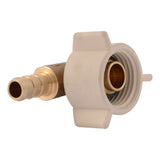 SharkBite UC531LF 3/8 in. x 1/2 in. Lead Free Brass Barb Swivel Adapter Elbow for PEX