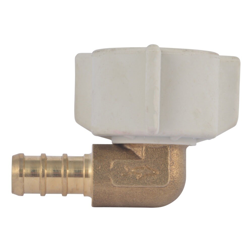 SharkBite UC531LF 3/8 in. x 1/2 in. Lead Free Brass Barb Swivel Adapter Elbow for PEX - 2