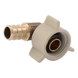 SharkBite UC532LF 1/2 in. x 1/2 in. Brass Barb Swivel Adapter Elbow with NPSM Connection