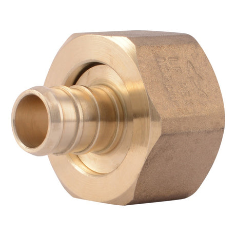 SharkBite UC534LF 1/2 in. x 3/4 in. Brass Barb Swivel Adapter Female NPSM Lead Free