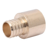 SharkBite UC605LF 1 in. x 1 in. Brass Barb Female Sweat Adapter for PEX to Copper