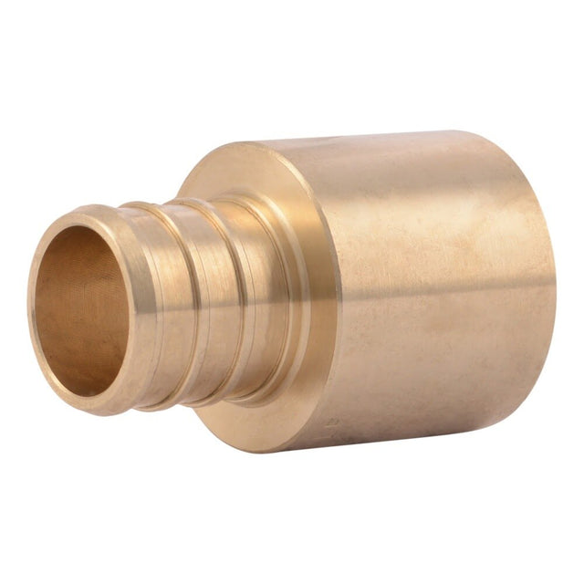 SharkBite UC606LF 3/4 in x 3/4 in Brass Barb Female Sweat Adapter for PEX to Copper Pipe