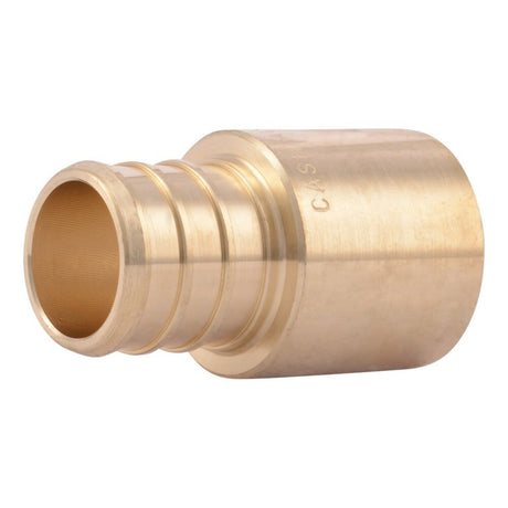 SharkBite UC608LF 3/4 in x 3/4 in Brass Barb Male Sweat Adapter for PEX to Copper Pipe