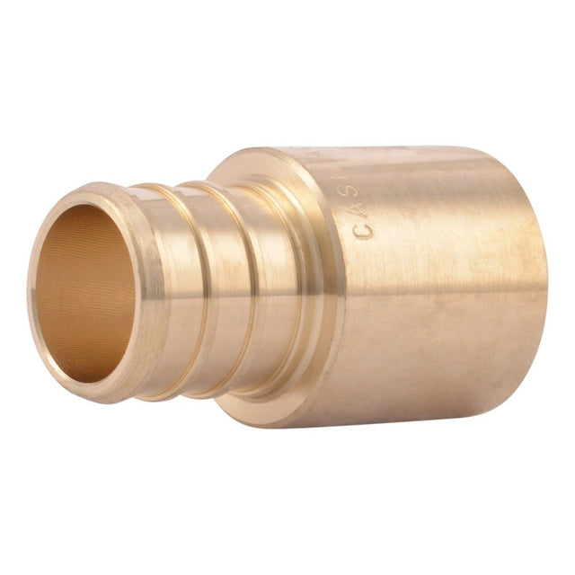 SharkBite UC608LF 3/4 in x 3/4 in Brass Barb Male Sweat Adapter for PEX to Copper Pipe