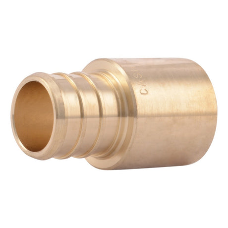 SharkBite UC608LF 3/4 in x 3/4 in Brass Barb Male Sweat Adapter for PEX to Copper Pipe