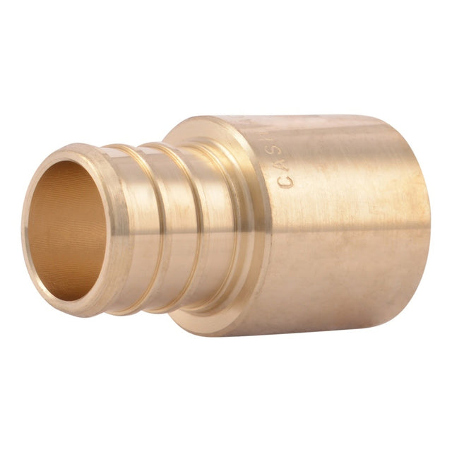 SharkBite UC608LF 3/4 in x 3/4 in Brass Barb Male Sweat Adapter for PEX to Copper Pipe