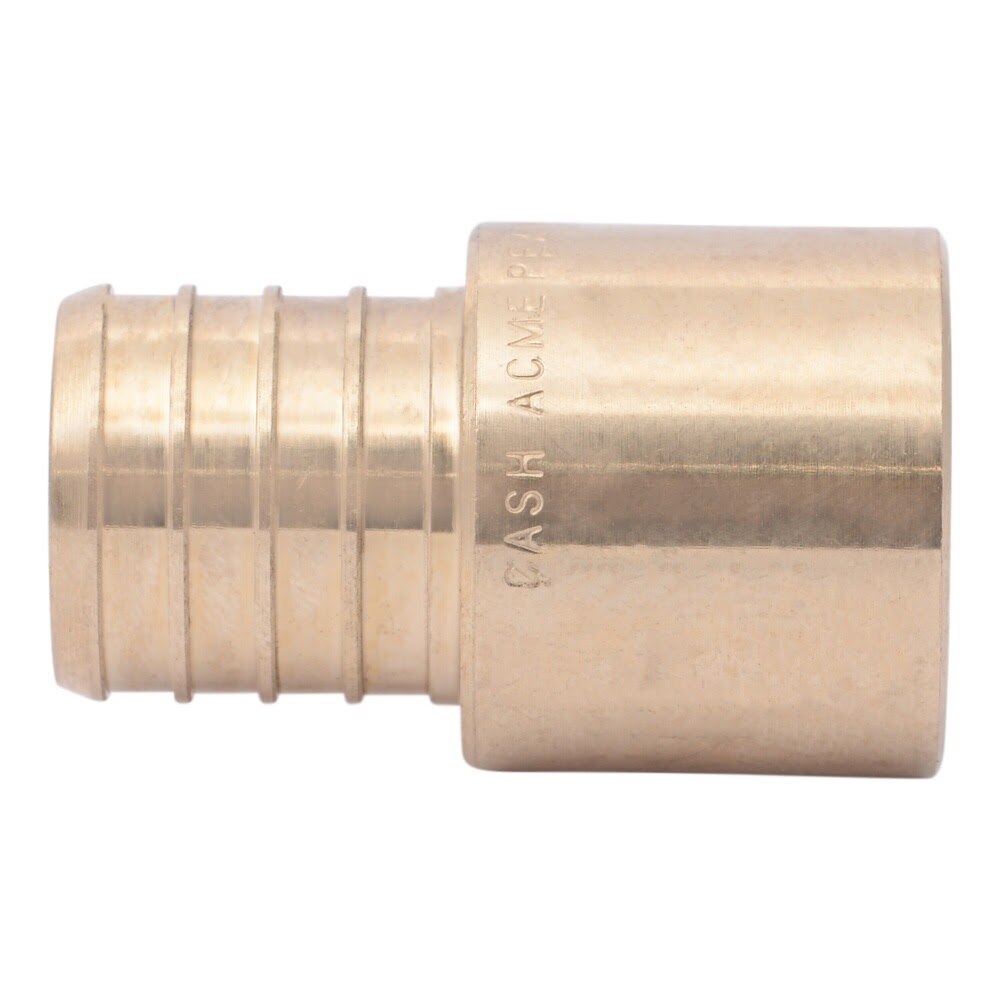 SharkBite UC609LF 1 in x 1 in Brass Barb Male Sweat Adapter for PEX to Copper Pipe - 2