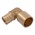 SharkBite UC628LF 3/4 in x 3/4 in Brass Barb Male Sweat Adapter Elbow for PEX to Copper